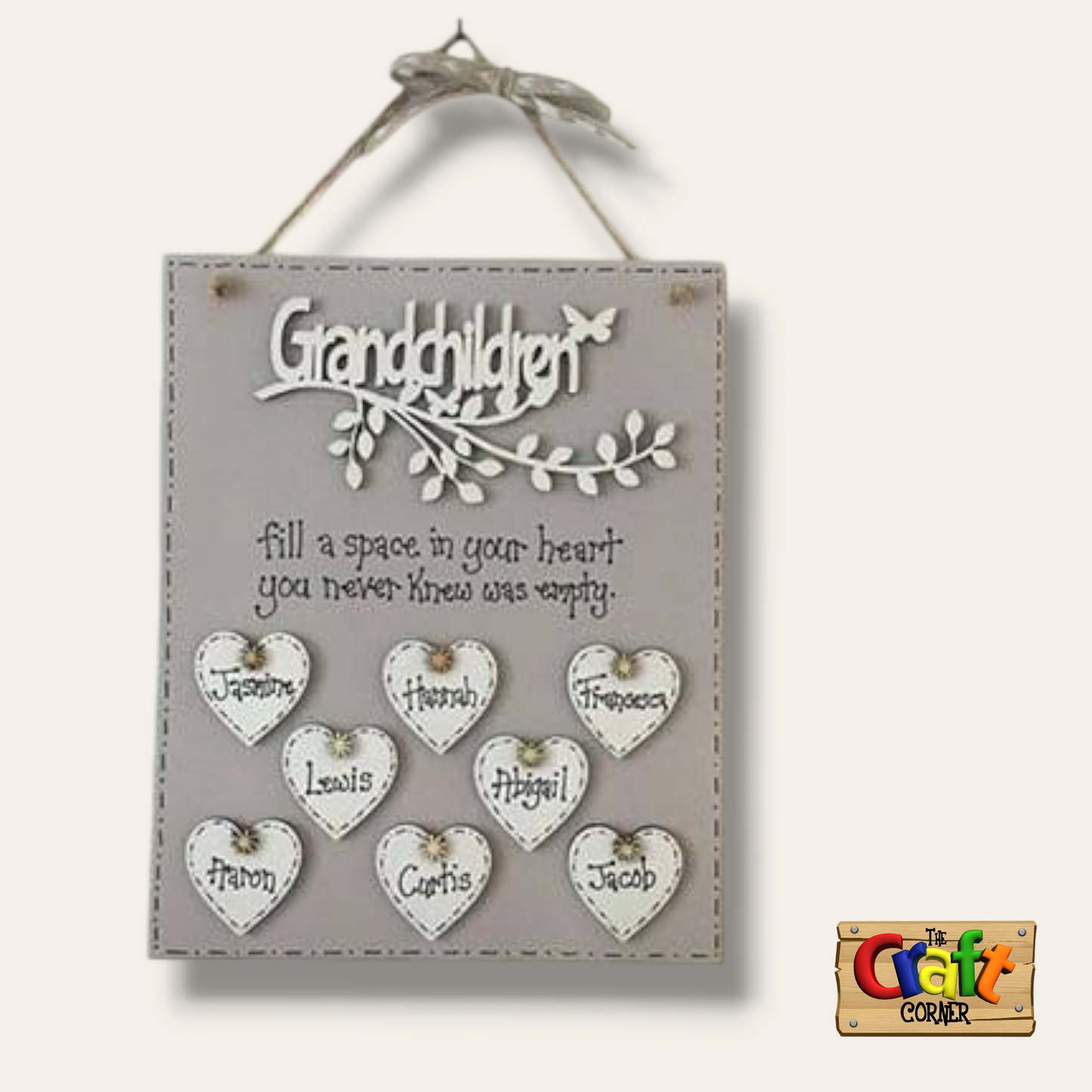 Board: Grandchildren fill a place in your heart