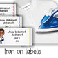 ""Caricature Personalized (Boys) Labels"