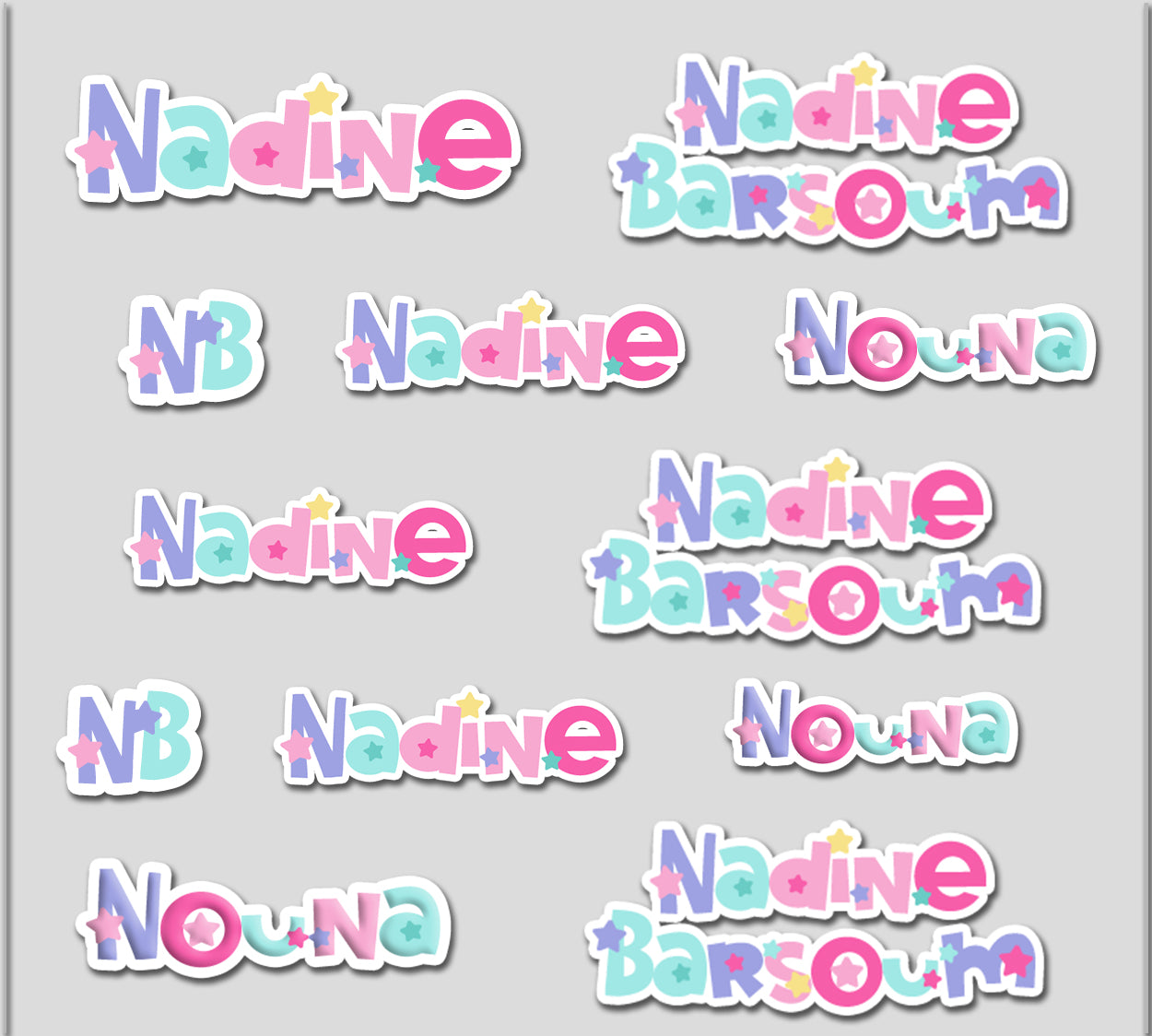 ""Name Cutout Twinkle"
