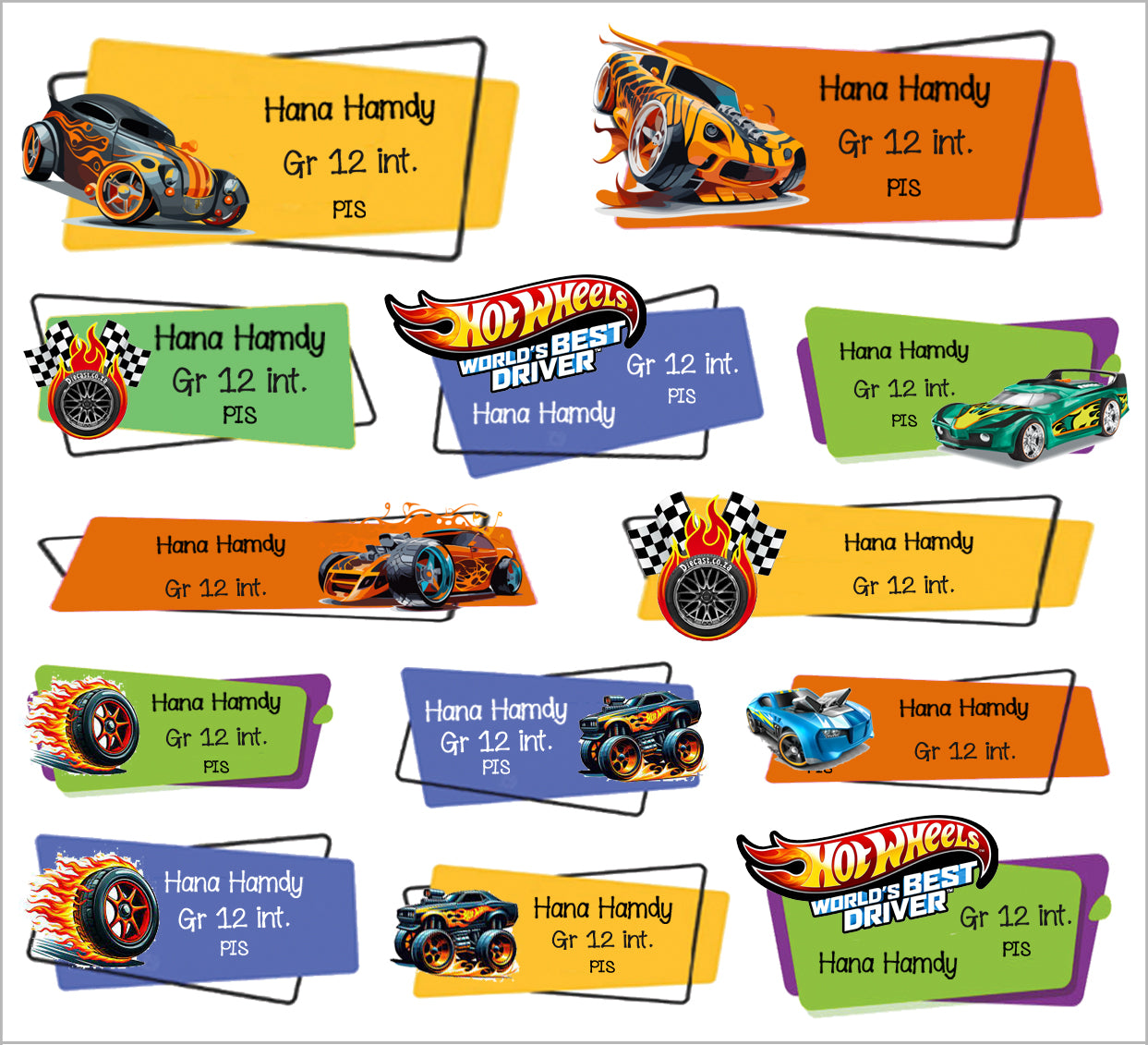 ""Hot Wheels" Separate items