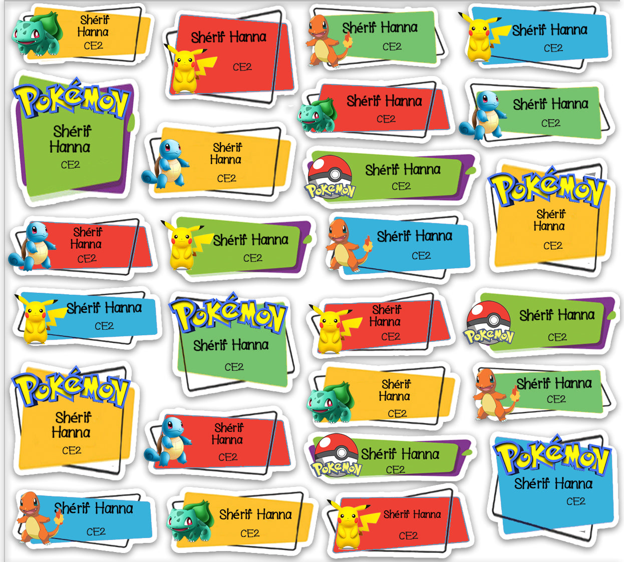 ""Pokemon" Separate items