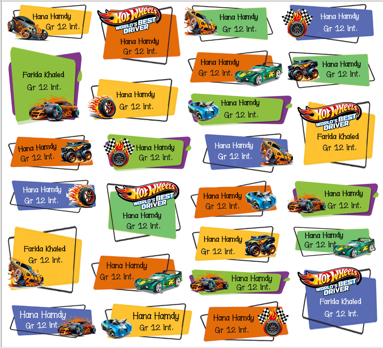 ""Hot Wheels" Separate items