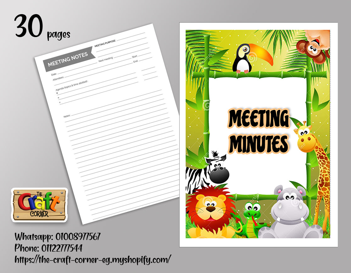 Animals meeting minutes