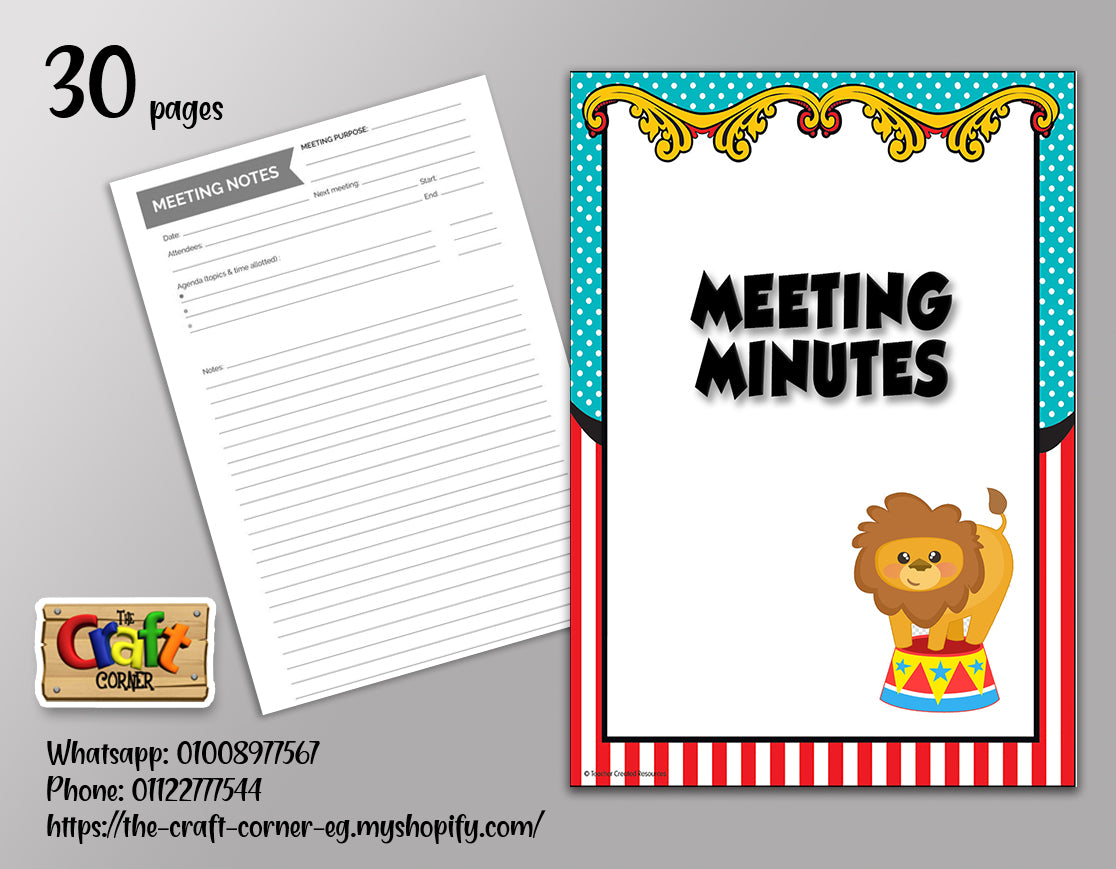 Circus meeting minutes