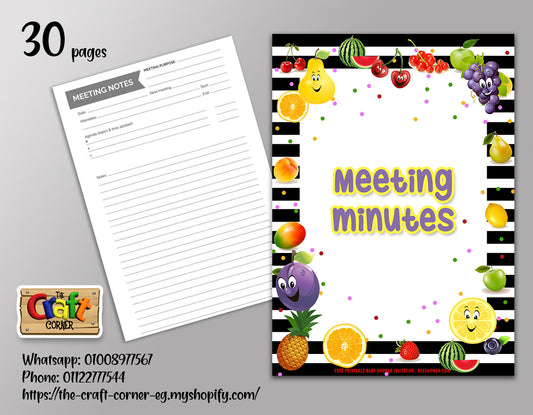 Fruits meeting minutes