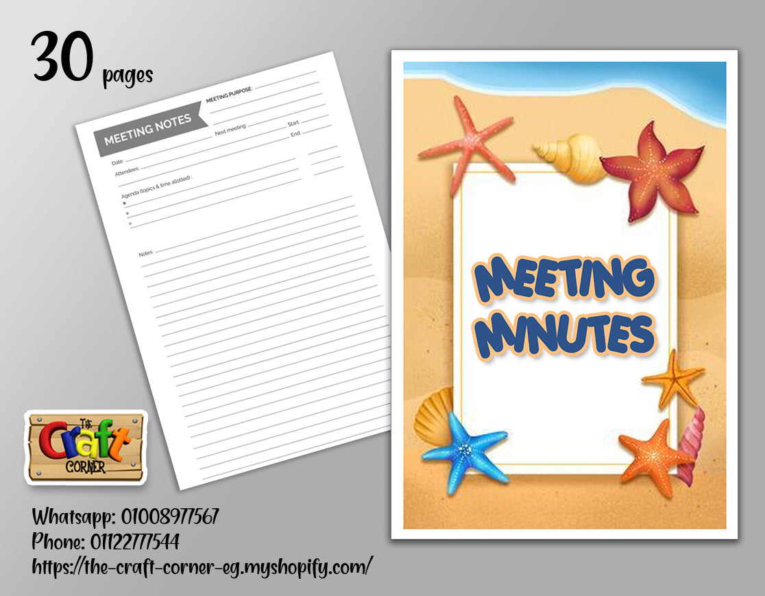 Seashells meeting minutes