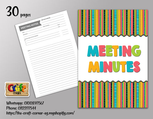 Stripes and dots meeting minutes