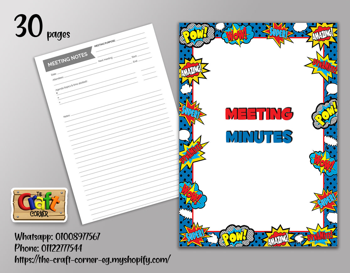 Superheroes meeting minutes