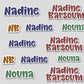 ""Name Cutout Smile"