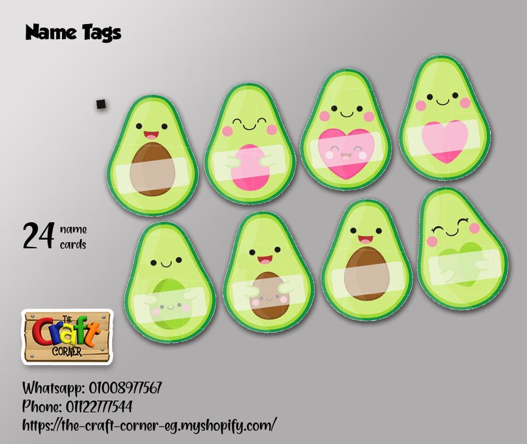 Avocado Welcome Board Set