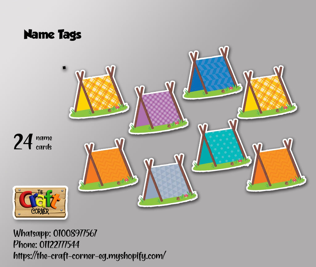 Camping Welcome Board Set