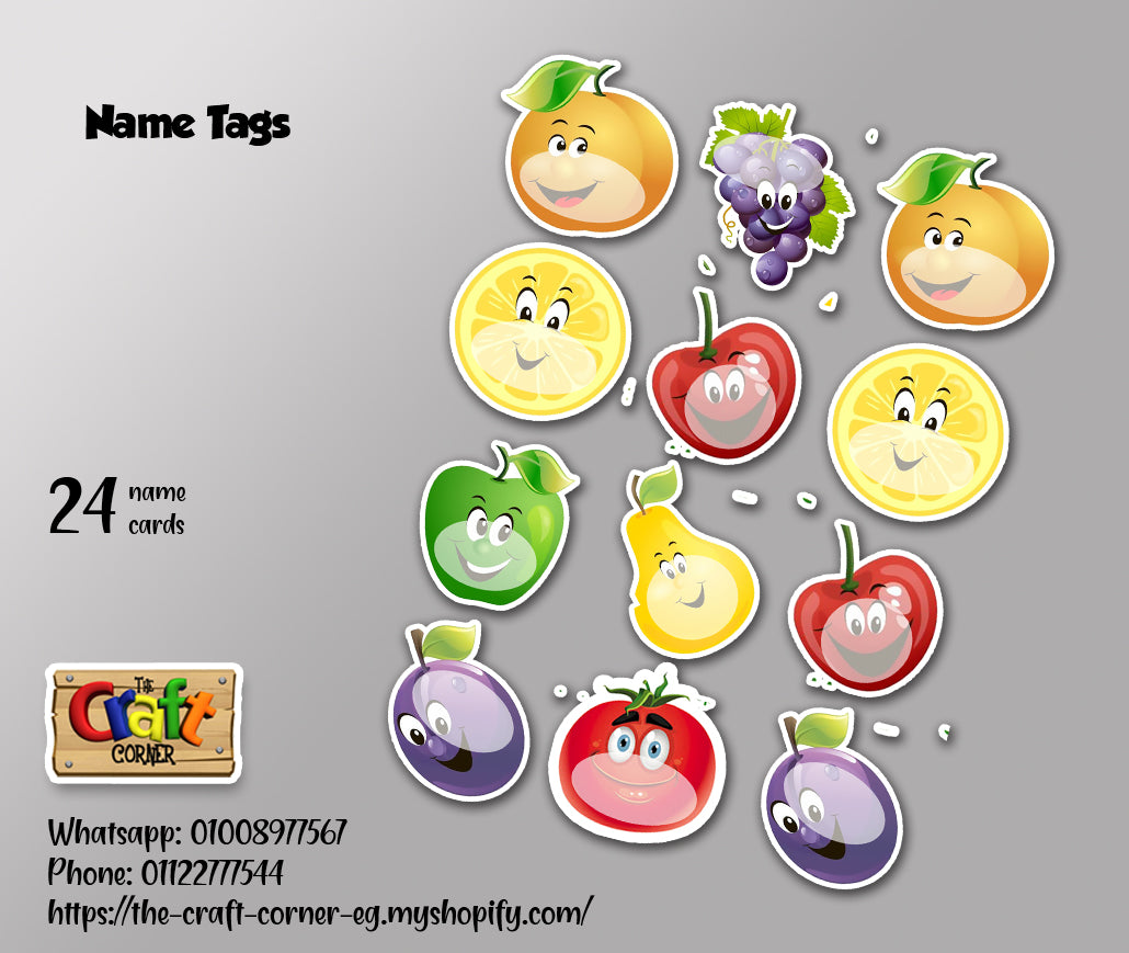 Fruits Welcome Board Set