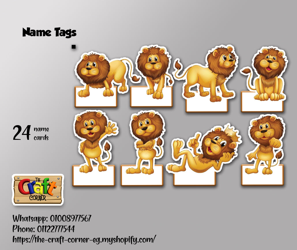 Lion Welcome Board Set