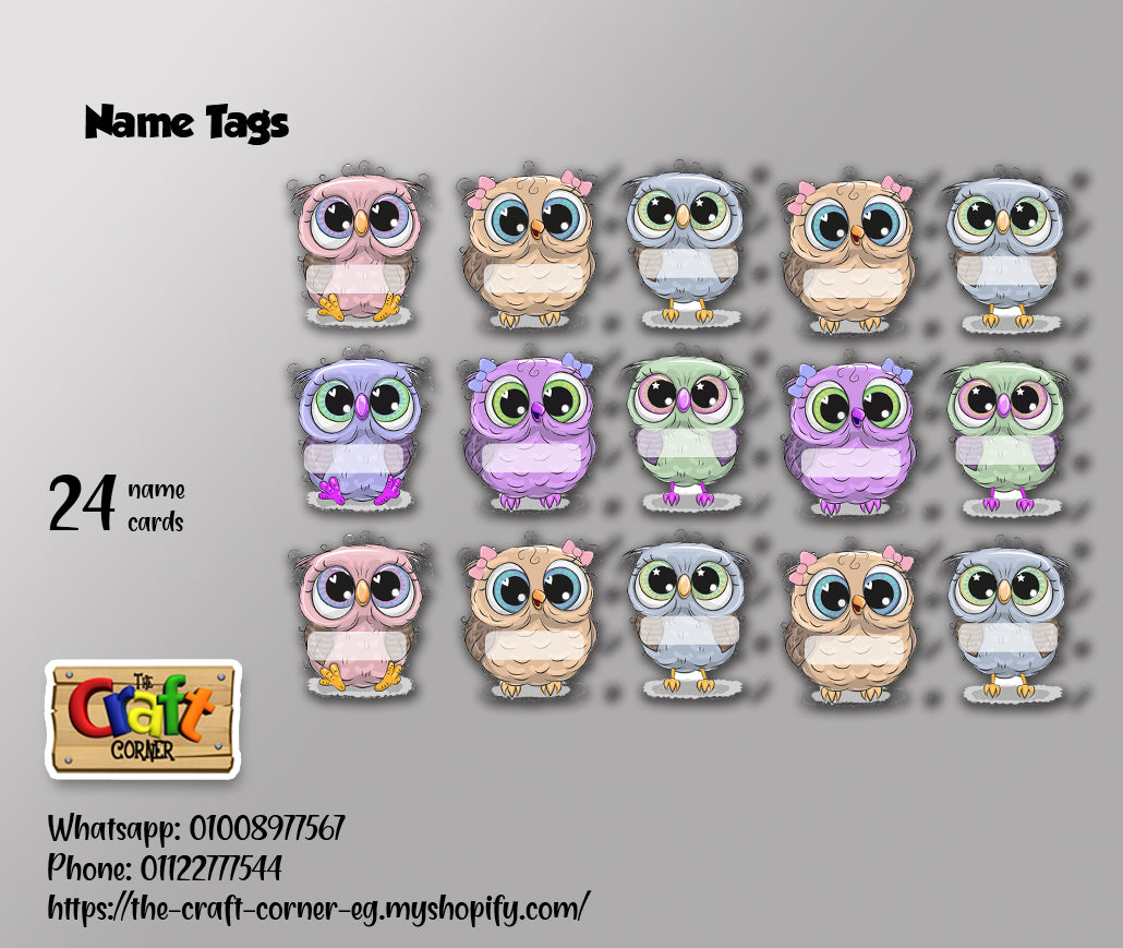 Owls Welcome Board Set