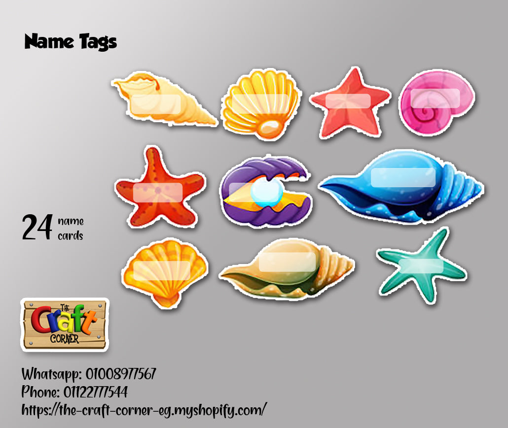 Seashells Classroom theme