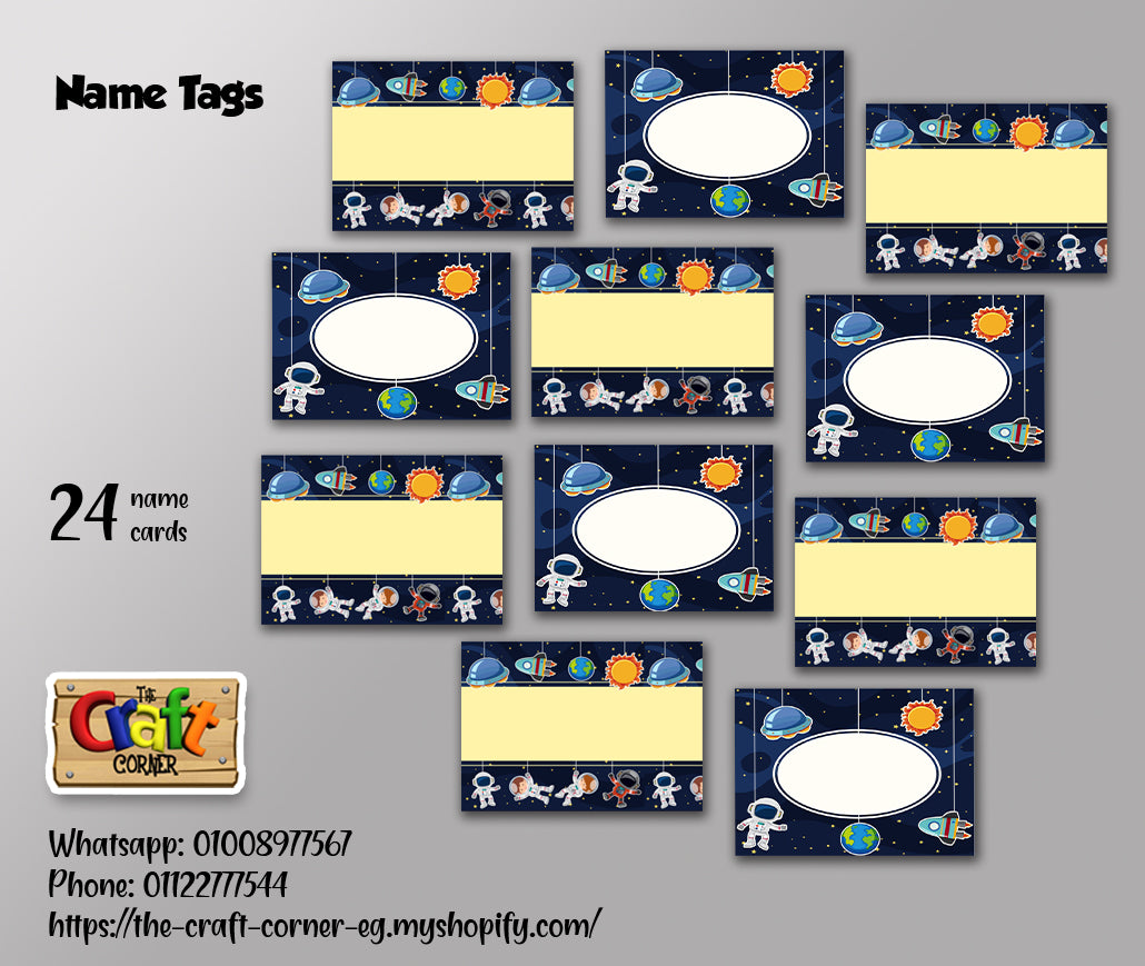 Space Welcome Board Set