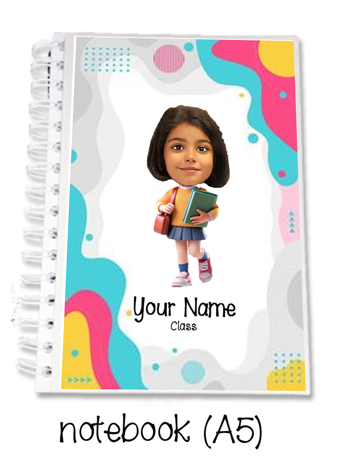 ""Caricature personalized (Girls) labels packs