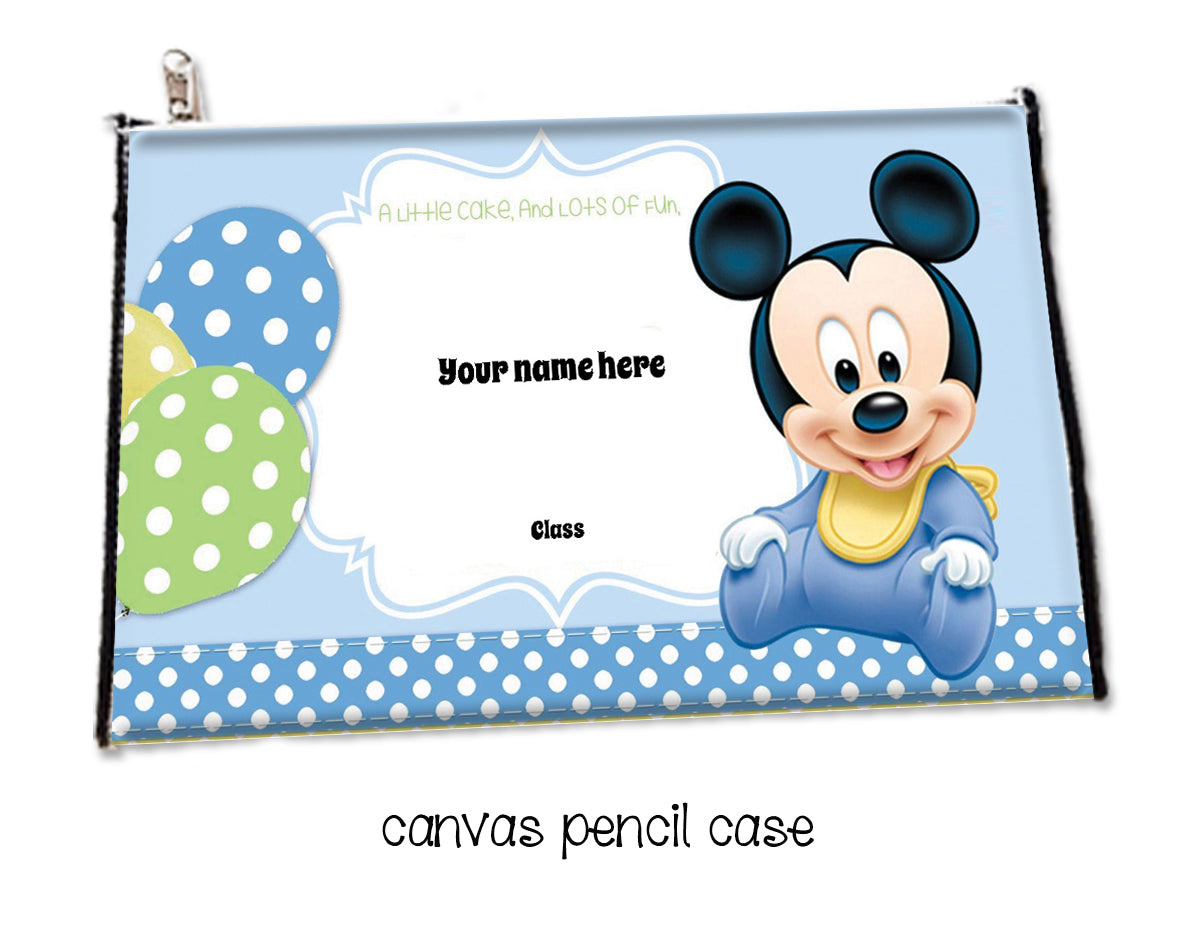 ""Baby Mickey" School labels packs