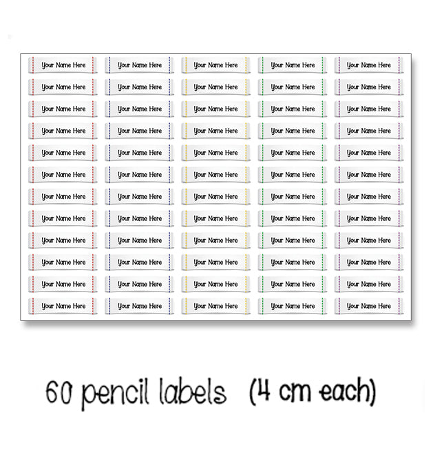""Sonic" School labels packs