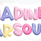 ""Name Cutout Power of Spring"