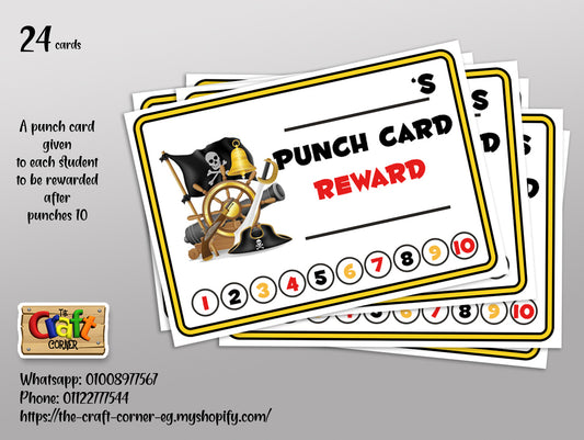 Punch cards: pirates