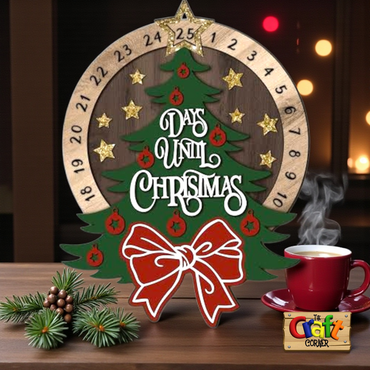 Christmas countdown: Days until Christmas tree