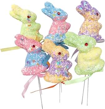 Foam bunnies (set of 6)