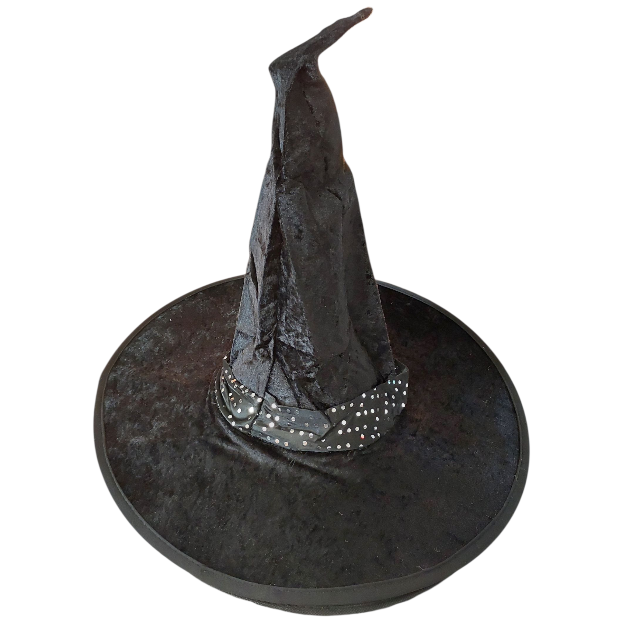 Witch hat (black velvet)