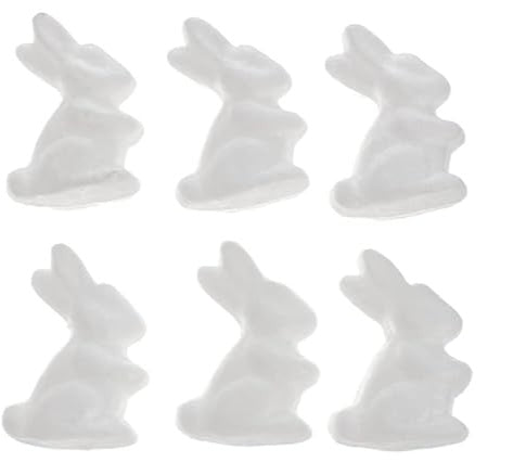 Foam bunnies (set of 6)
