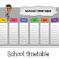 ""Caricature Personalized (Boys) Labels"