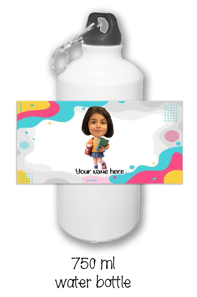 ""Caricature personalized (Girls) labels packs