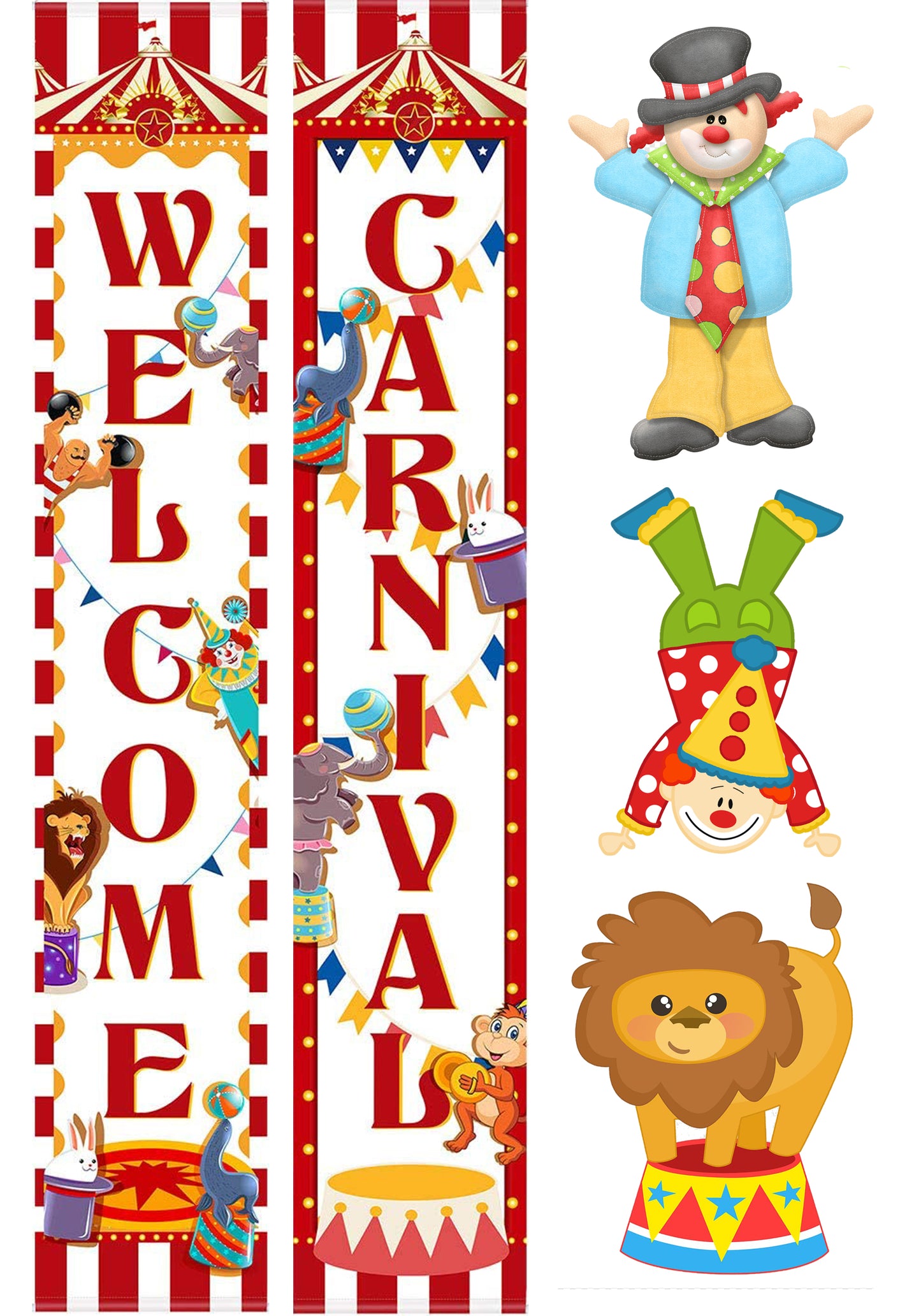 Circus Welcome Board Set