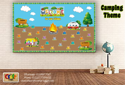Camping Welcome Board Set