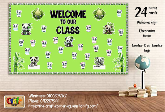 Panda Welcome Board Set