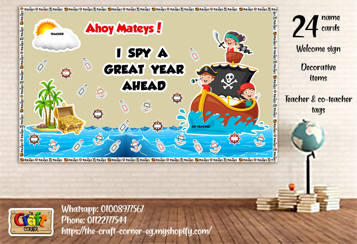 Pirates Welcome Board Set