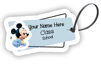 ""Baby Mickey" School labels packs