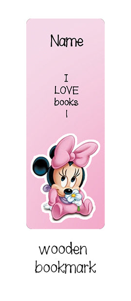 "Baby Minnie" bookmark