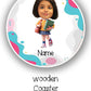 ""Caricature personalized (Girls) Labels" Separate items