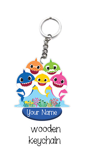 ""Baby shark" School labels packs