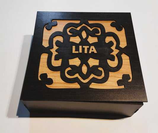 Wooden personalized decorative box