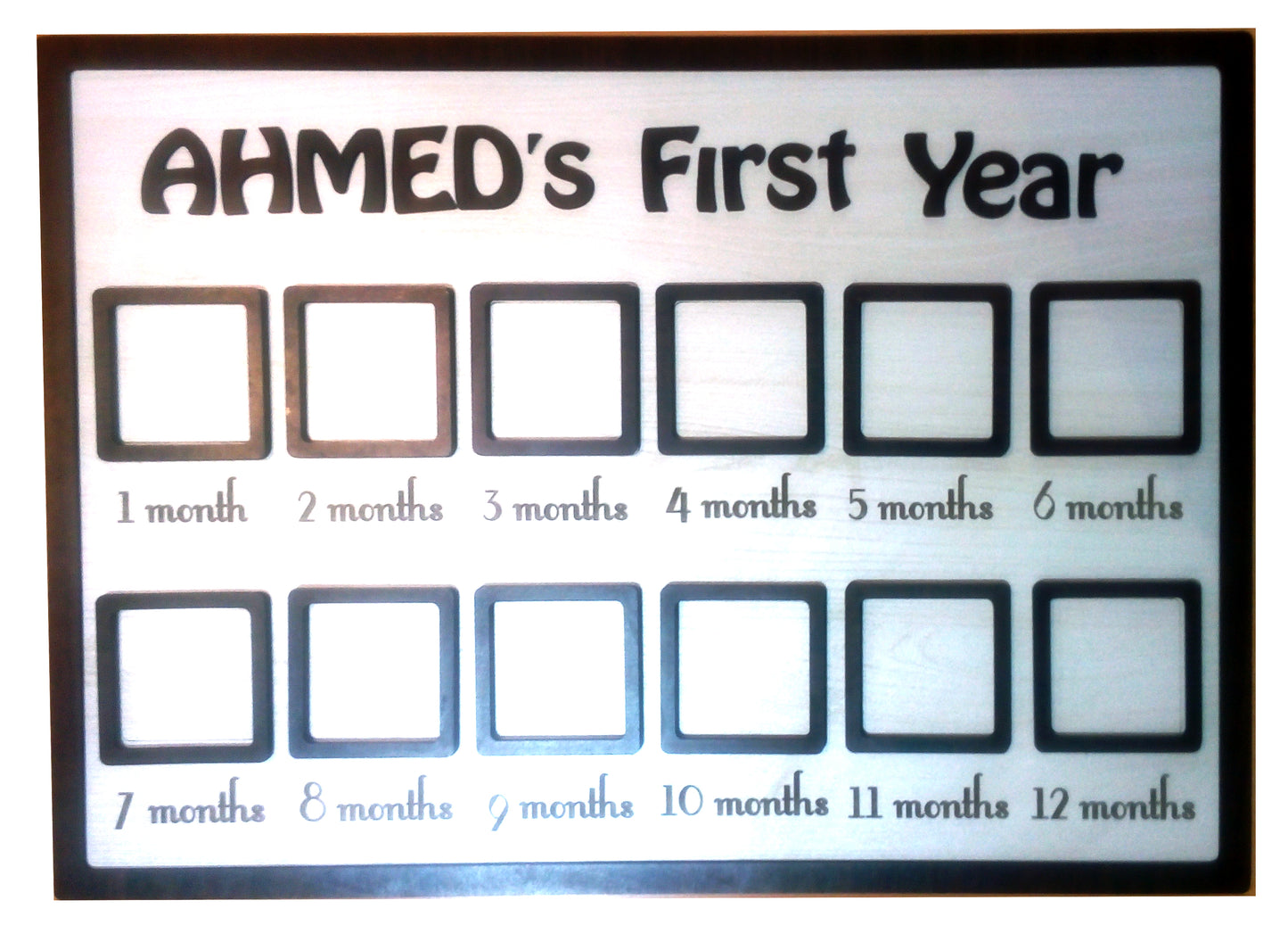 Baby First Year frame (Squares)