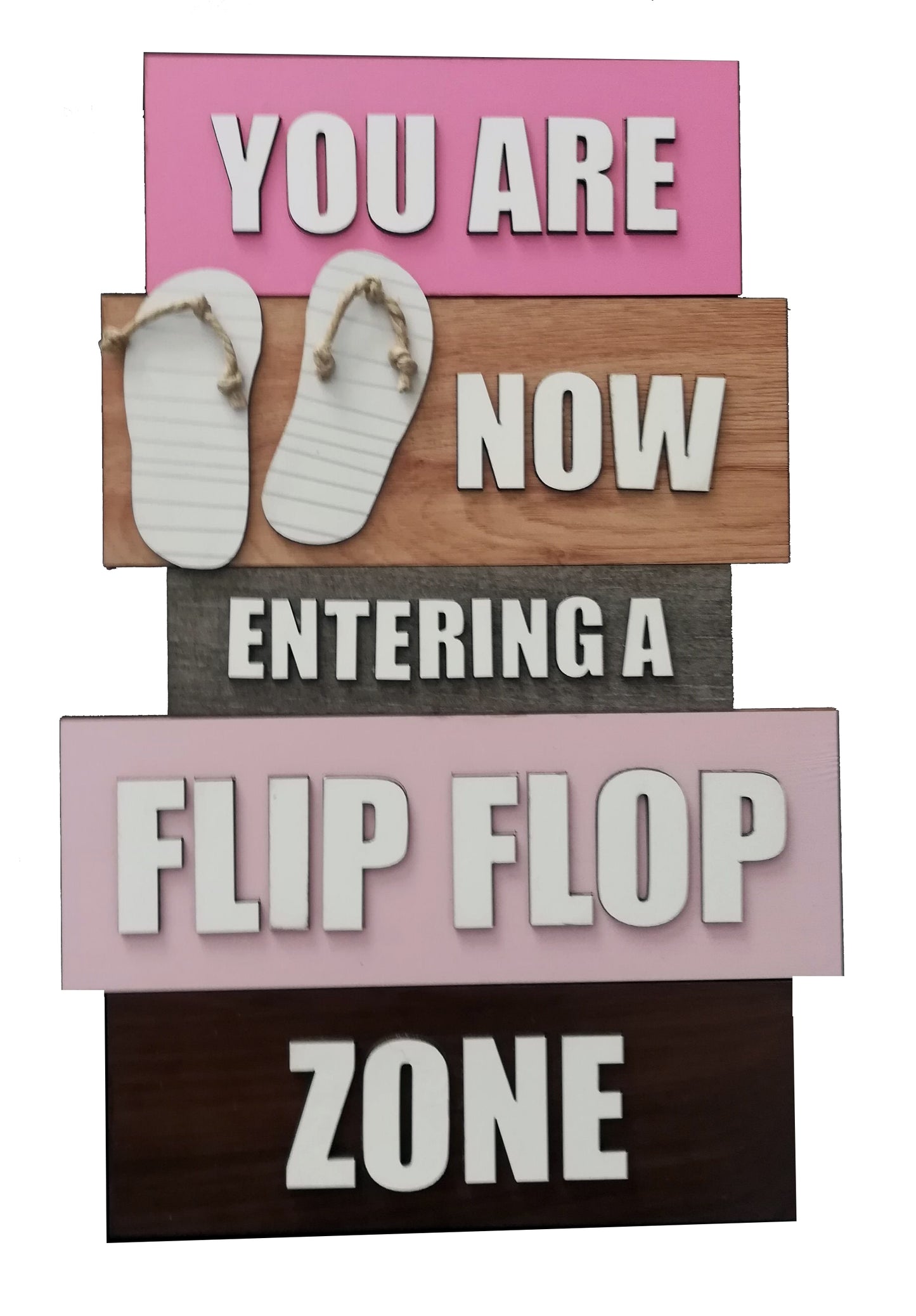 Filp flop zone wall art