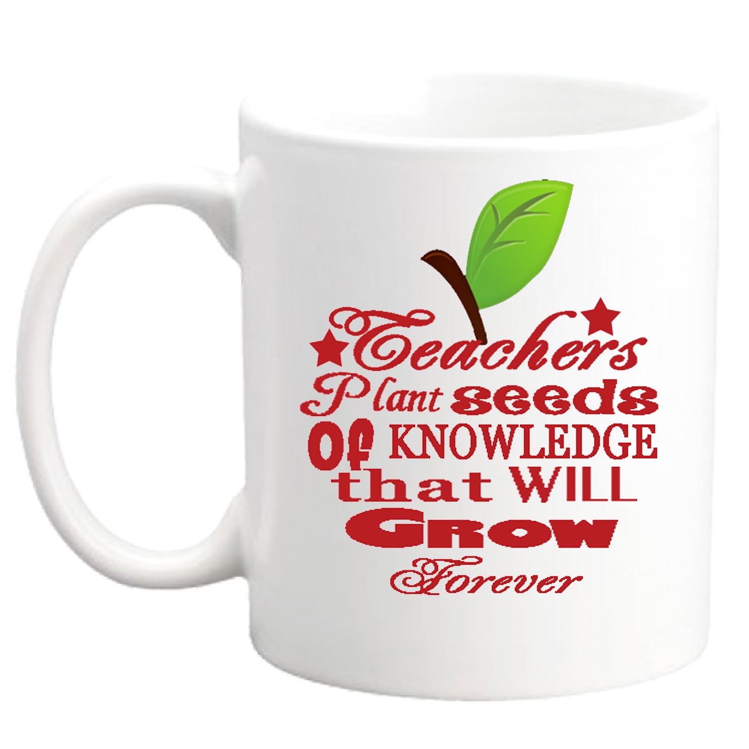 Teacher Mug "Teachers plant the seeds..."