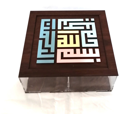 Acrylic & wood box (pastels)