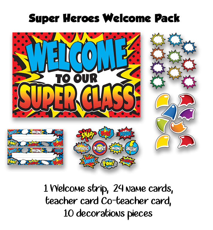 Superheroes Classroom theme