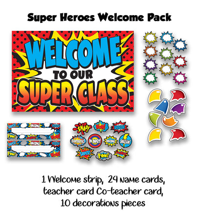 Superheroes Classroom theme