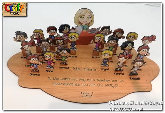 3D wooden Class (Cartoon)