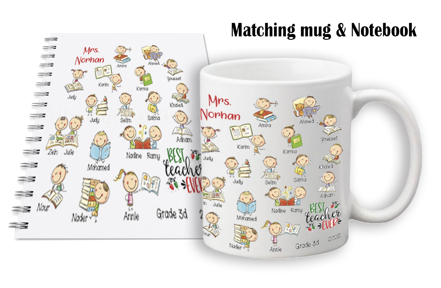 Teacher collection from Class (Tote bag, notebook, pouch, mug, cushion)