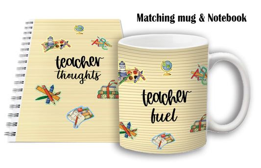 Teacher mug and notebook set (teacher...)