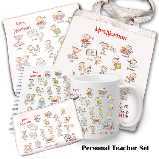 Teacher collection from Class (Tote bag, notebook, pouch, mug, cushion)